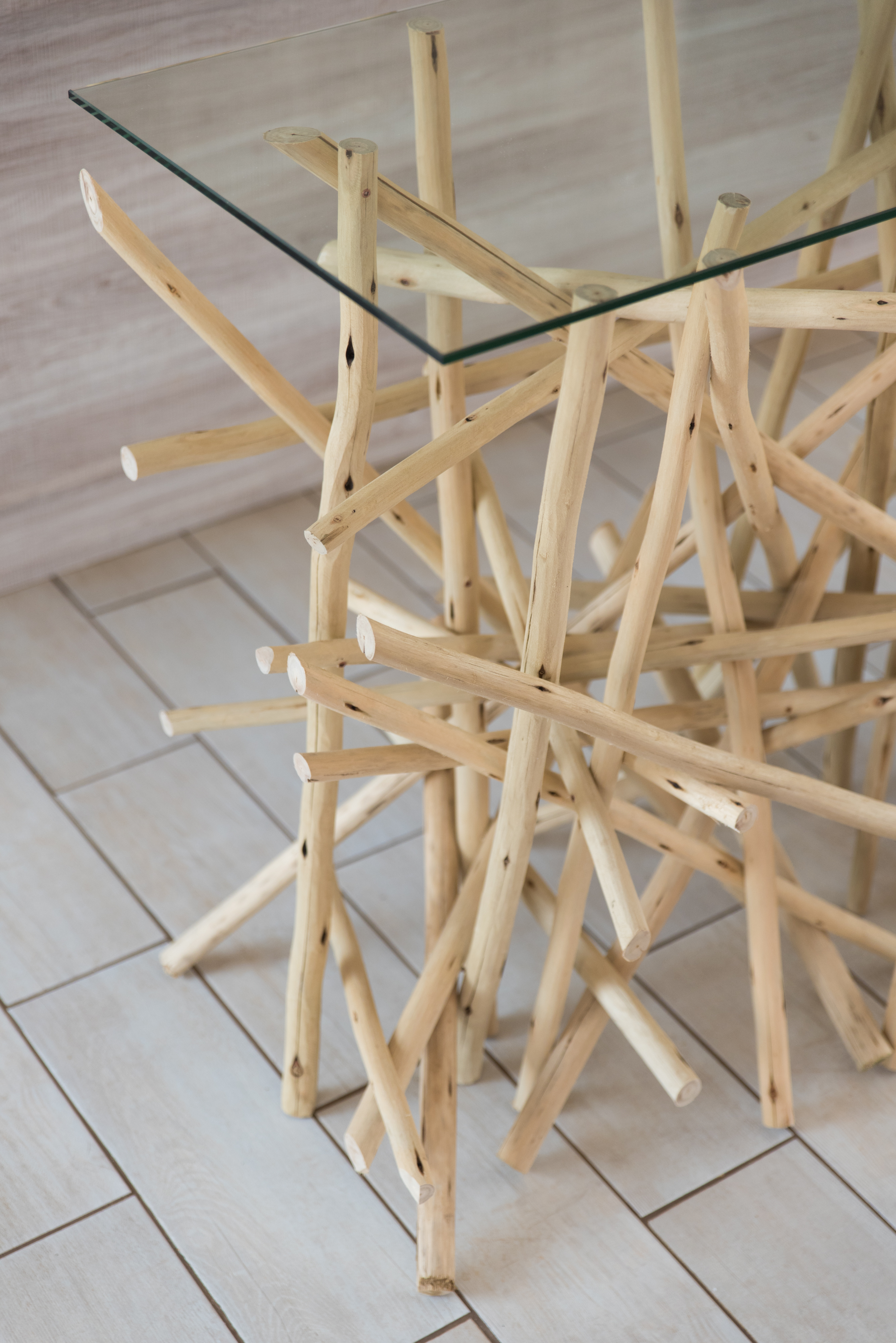Wood and Glass Server