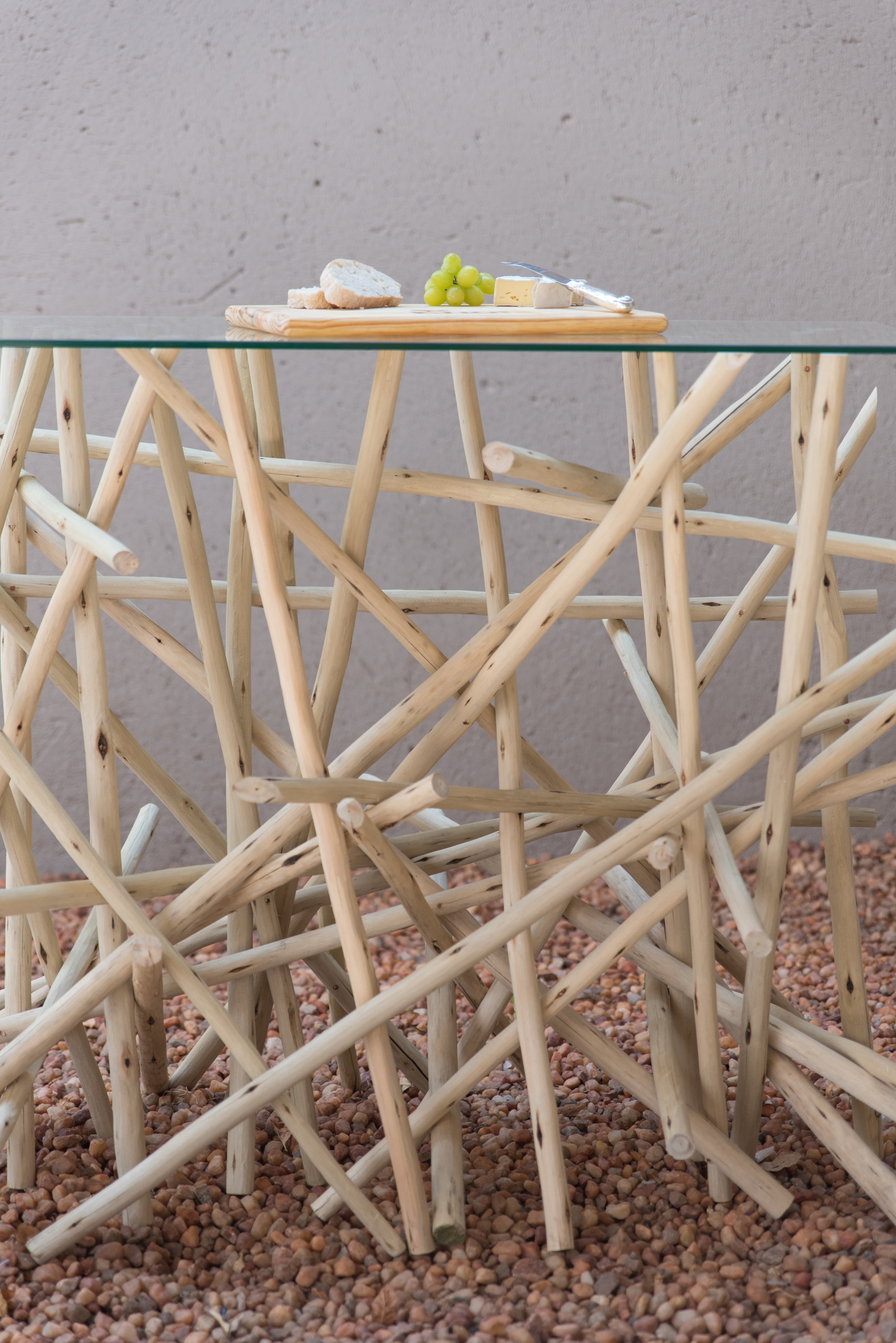 Wood and Glass Server
