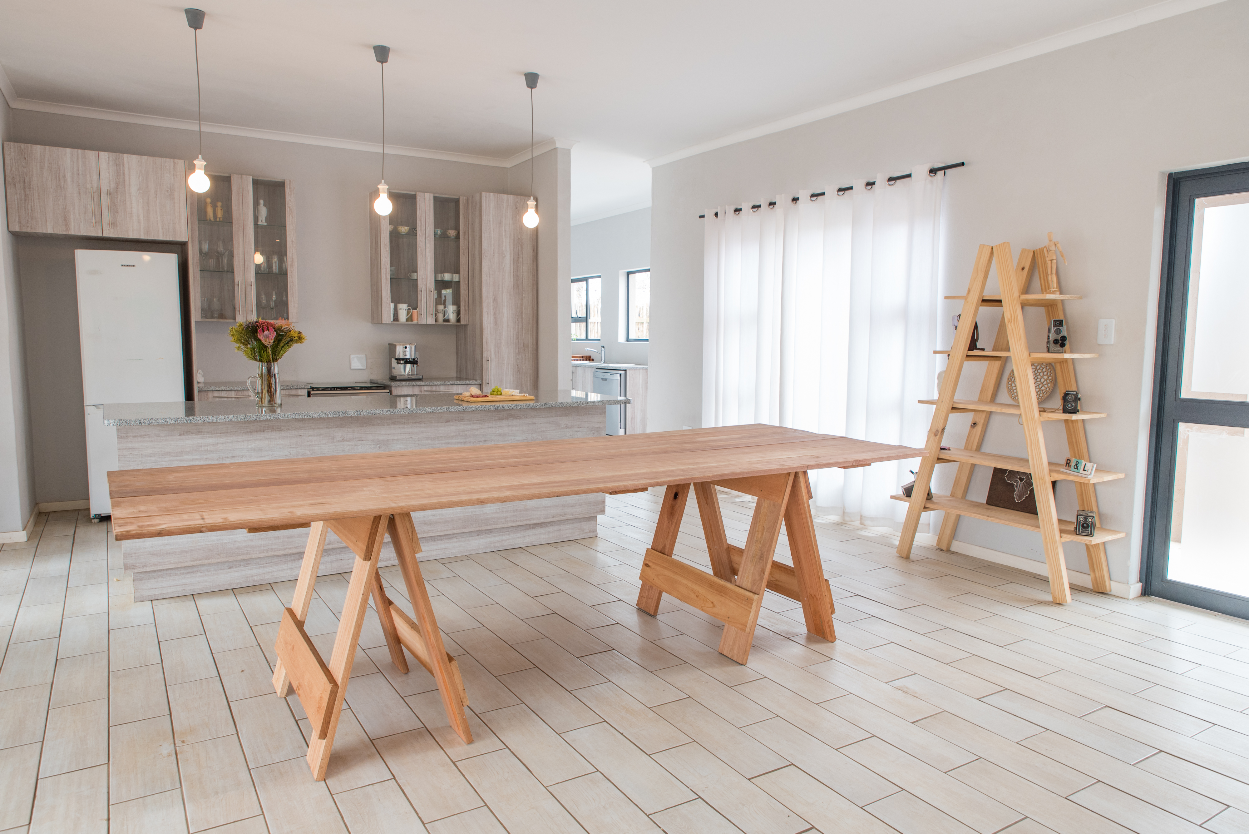 Rustic Trestle Table