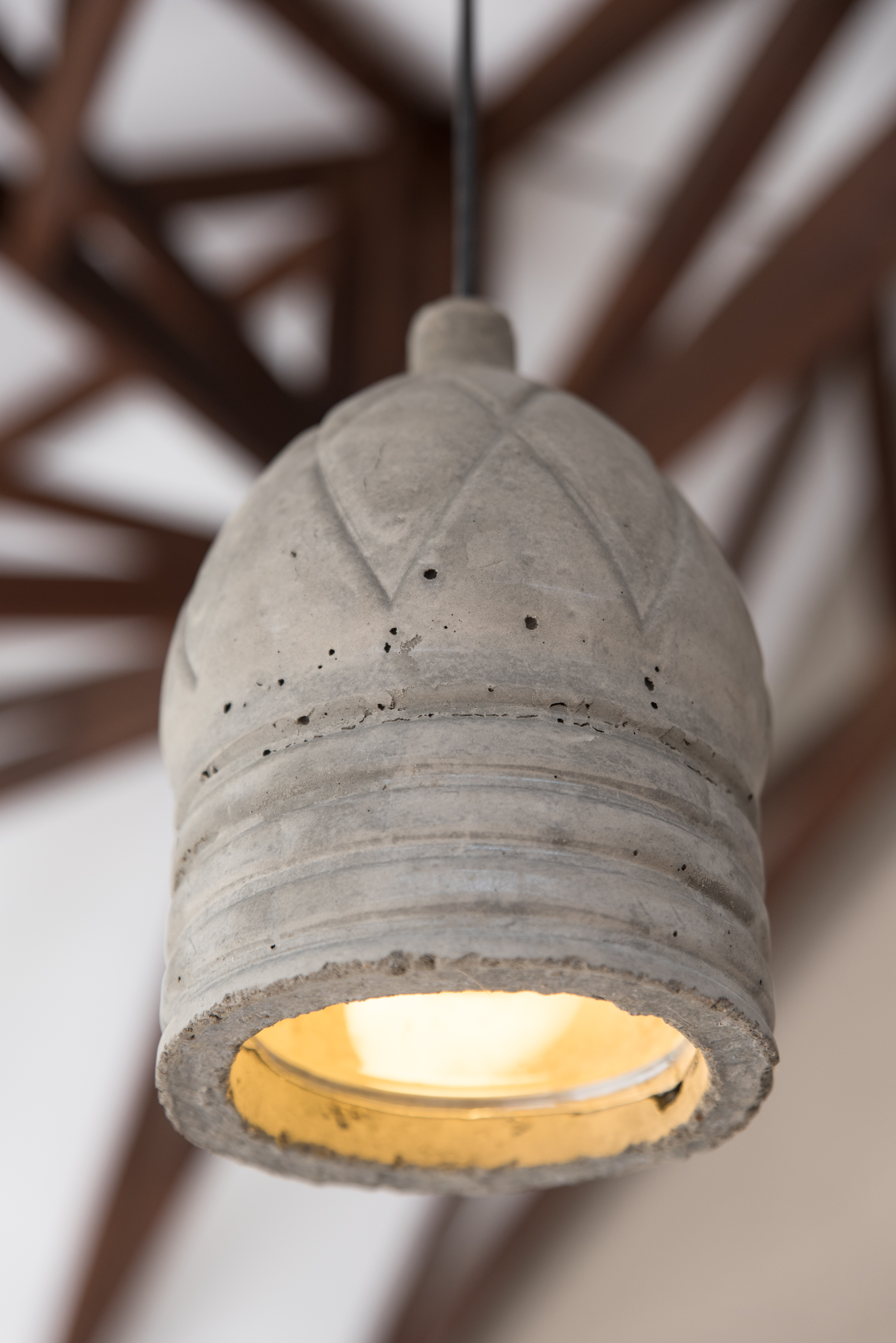 Concrete Pendant Light B